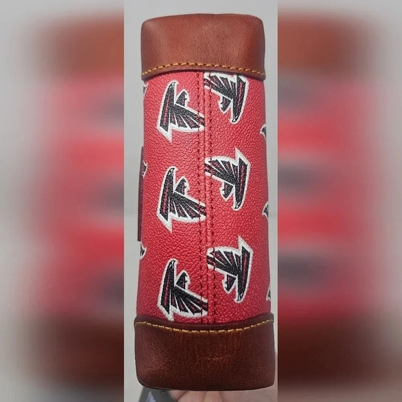 Dooney & Bourke Atlanta Falcons Cosmetic Bag Zippered Pouch 6.5 X 4 X 2 NWT - Picture 4 of 12